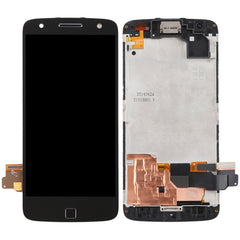 LCD Screen and Digitizer Full Assembly with Frame for Motorola Moto Z Force XT1650-02, For Moto Z Force