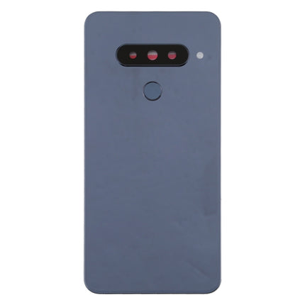 Battery Back Cover with Camera Lens Frame & Fingerprint Sensor for LG G8s ThinQ, For LG G8s ThinQ with Fingerprint