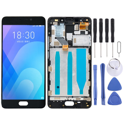 LCD Screen and Digitizer Full Assembly with Frame for Meizu M6 Note, For Meizu M6 Note