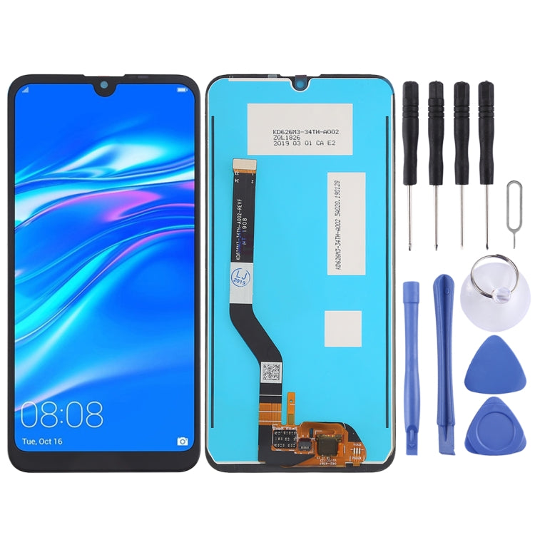 LCD Screen and Digitizer Full Assembly for Huawei Y7 (2019), For Huawei Y7 (2019)