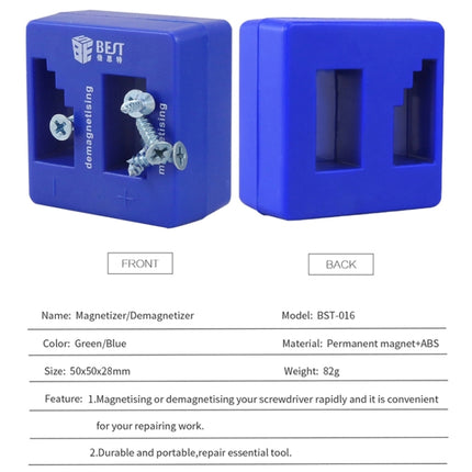 BEST BST-016 Magnetizer Demagnetizer Tool, BST-016 (Blue), BEST-016 (Green)