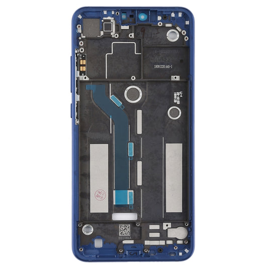 Middle Frame Bezel with Side Keys for Xiaomi Mi 8 Lite, For Xiaomi Mi 8 Lite Middle Blue