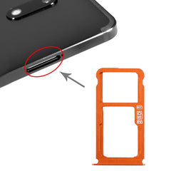 SIM Card Tray + SIM Card Tray / Micro SD Card Tray for Nokia 7 Plus TA-1062, For Nokia 7 Plus