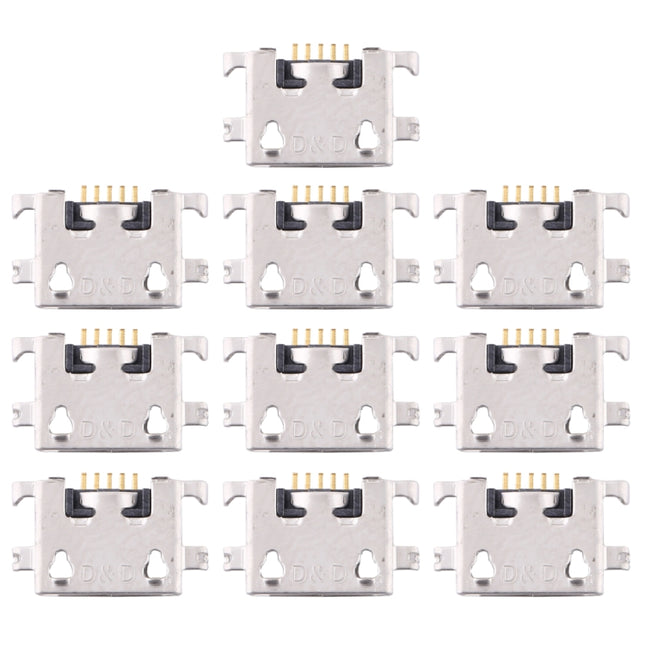 10 PCS Charging Port Connector for Xiaomi Redmi 7 / Redmi 7A, For Redmi 7