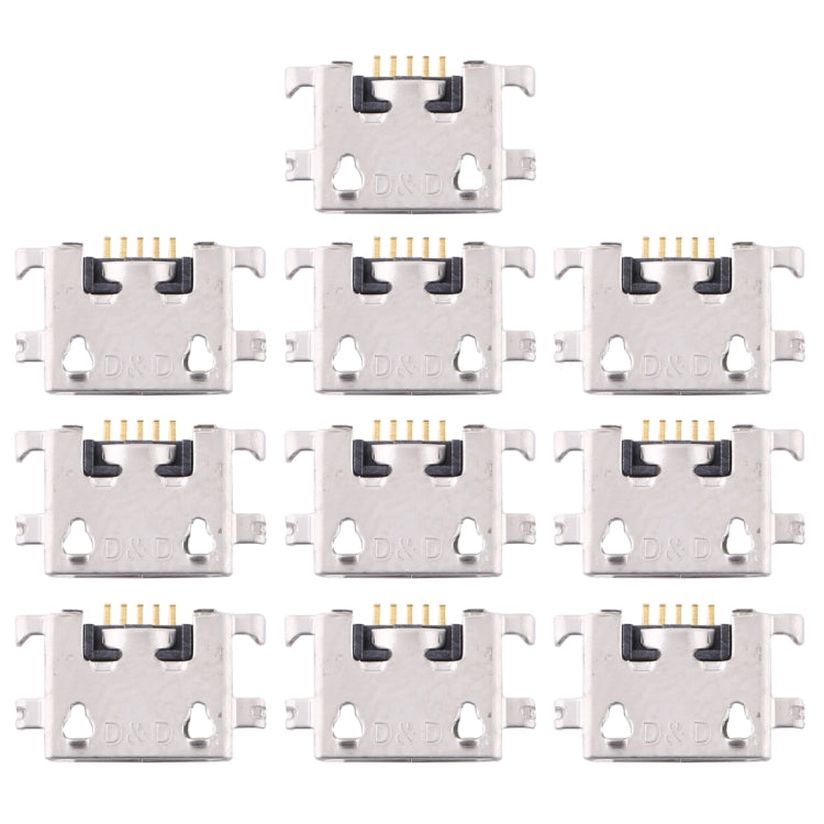 10 PCS Charging Port Connector for Xiaomi Redmi 7 / Redmi 7A, For Redmi 7