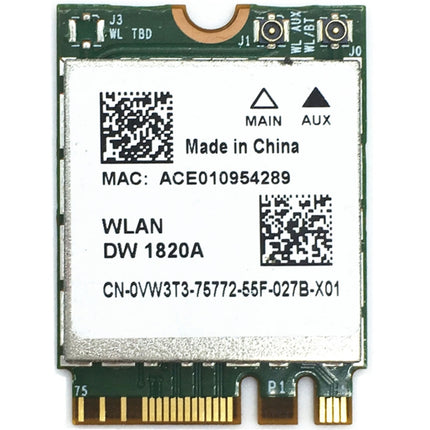 DW1820A BCM94350ZAE 802.11ac BT4.1 867Mbps M.2 / NGFF WiFi Wireless Card, DW1820A