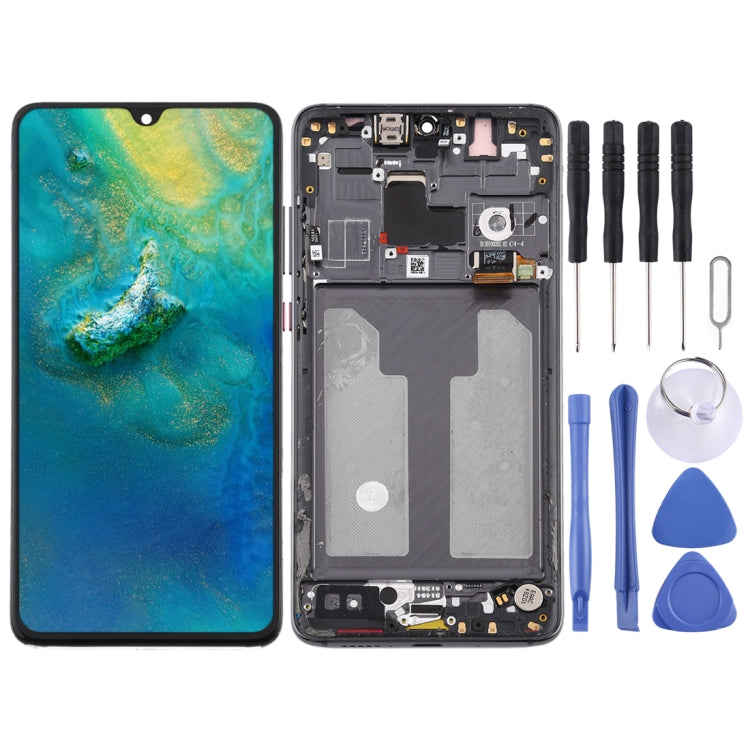 LCD Screen and Digitizer Full Assembly with Frame for Huawei Mate 20