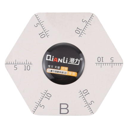 Qianli Hexagram Shape Pry Opening Tool With Scales, Hexagram