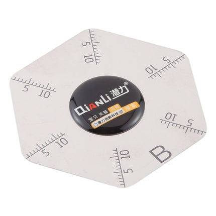 Qianli Hexagram Shape Pry Opening Tool With Scales, Hexagram