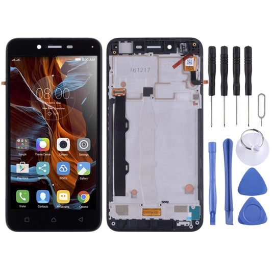 Komplette Montage von LCD-Bildschirm und Digitizer mit Rahmen für Lenovo Vibe K5 Plus A6020A46 A6020l36 A6020l37, für Lenovo Vibe K5 Plus