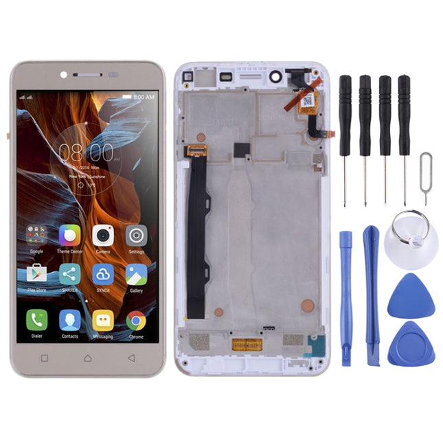 Komplette Montage von LCD-Bildschirm und Digitizer mit Rahmen für Lenovo Vibe K5 Plus A6020A46 A6020l36 A6020l37, für Lenovo Vibe K5 Plus