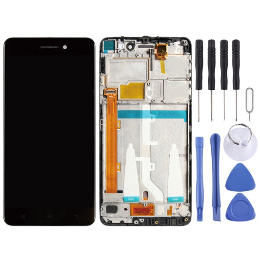 Komplette Montage von LCD-Bildschirm und Digitizer mit Rahmen für Lenovo S60 S60W S60T S60A, für Lenovo S60