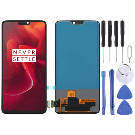 For OnePlus 6 A6000 TFT Material LCD Screen and Digitizer Full Assembly, For OnePlus 6 (TFT)
