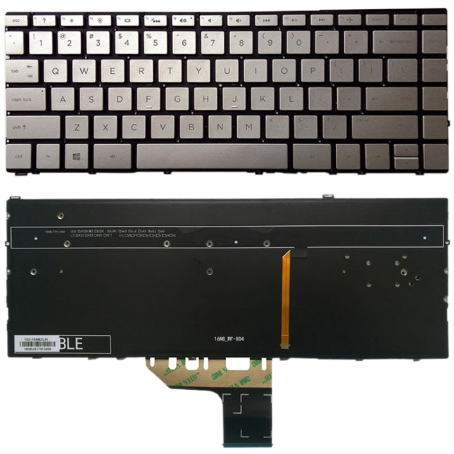 US Version Keyboard with Keyboard Backlight for HP Spectre x360 13-w series 13-w013dx 13-w014dx 13-w023dx 13-w063nr 13-W010CA 13-W020CA, For HP Spectre x360 (US)