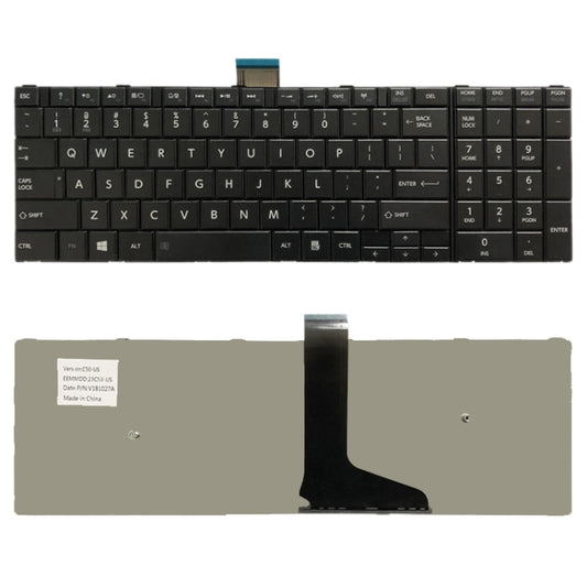 US Version Keyboard for Toshiba Satellite C50D C50-A C50-A506 C50D-A C55T-A C55-A C55D-A, For Toshiba Satellite C50D (US)