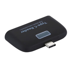 TF + SD Card + USB Port to USB-C / Type-C Adapter Card Reader Connection Kit with LED Indicator Light