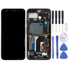 LCD Screen and Digitizer Full Assembly with Frame for Google Pixel 4, For Google Pixel 4 with Frame