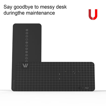 Wowstick Wowpad Magnetic Screw Pad Screw Position Memory Plate Mat, Magnetic Screw Pad