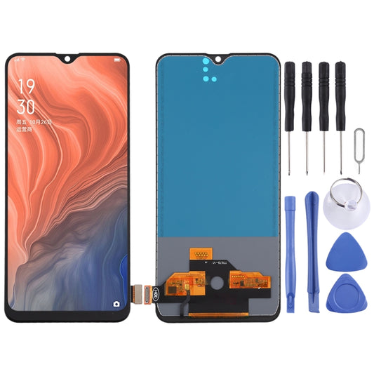 TFT Material LCD Screen and Digitizer Full Assembly (No Fingerprint Identification) For OPPO Reno Z / K5  / Realme XT / Realme X2, For OPPO Reno Z(TFT )