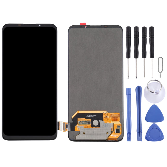 Original OLED Material LCD Screen and Digitizer Full Assembly For Meizu 16T, For Meizu 16T(OLED Material)