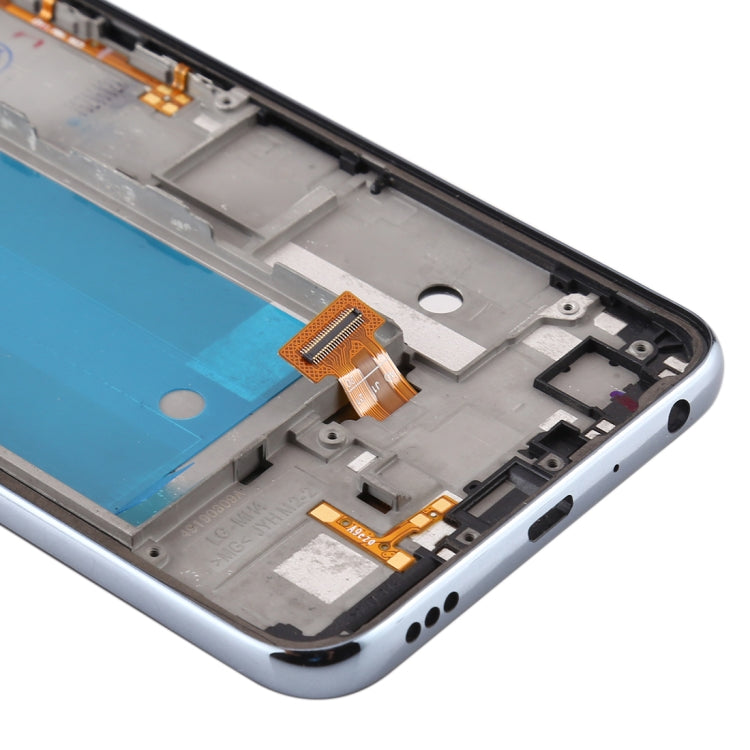 LCD Screen and Digitizer Full Assembly with Frame for LG K40 LMX420 / X4 2019 / K12 Plus,Double SIM