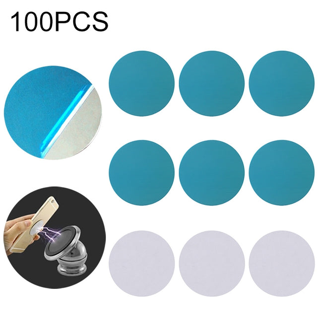 100 PCS Metall Platte Magnetische Disc für Auto GPS Telefon Magnetische Halterung