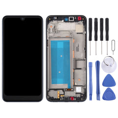 LCD Screen and Digitizer Full Assembly with Frame for LG Q60,Double SIM, For LG Q60(Double SIM)