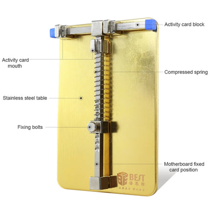 BST- 001C Stainless Steel Circuit Board soldering desoldering PCB Repair Holder Fixtures Cell Phone Repair Tool, BEST-001C