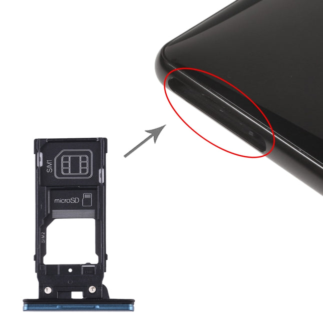 Bandeja para tarjeta SIM + Bandeja para tarjeta SIM + Bandeja para tarjeta Micro SD para Sony Xperia XZ2, Para Sony Xperia XZ2