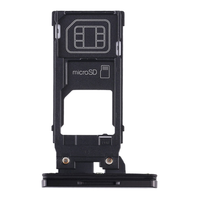 SIM Card Tray + Micro SD Card Tray for Sony Xperia XZ3, For Sony Xperia XZ3, For Sony Xperia XZ3 (Purple)