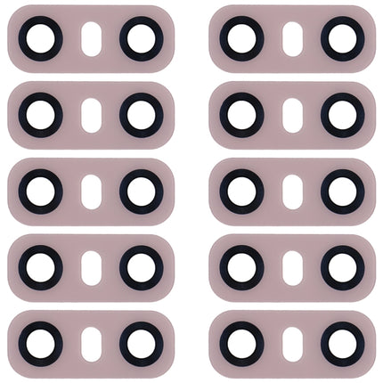 10 PCS Back Camera Lens with Adhesive for LG G6 H870/H871/H872/ LS993, LG G6 (Pink), LG G6 (Gold)