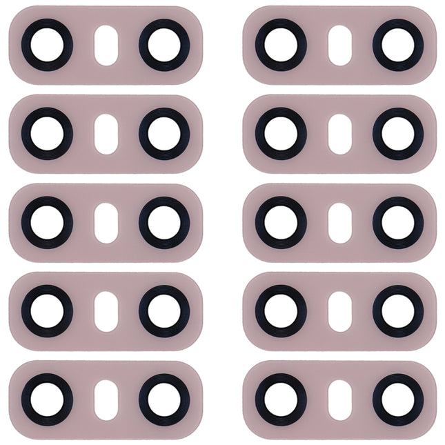 10 PCS Back Camera Lens with Adhesive for LG G6 H870/H871/H872/ LS993, LG G6 (Pink), LG G6 (Gold)