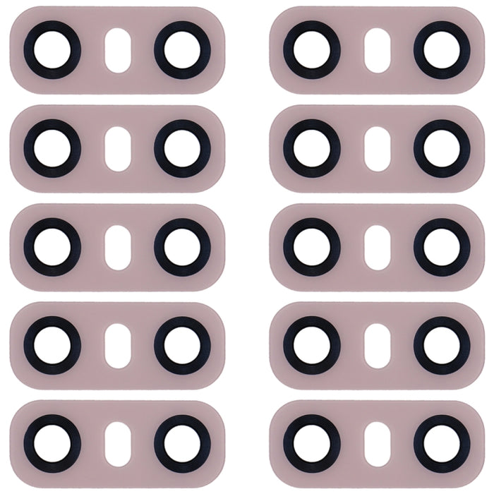 10 PCS Back Camera Lens with Adhesive for LG G6 H870/H871/H872/ LS993, LG G6 (Pink), LG G6 (Gold)
