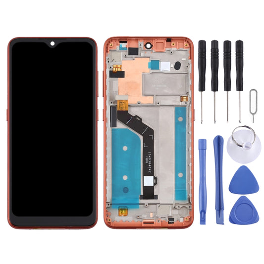 LCD Screen and Digitizer Full Assembly with Frame for Nokia 6.2 TA-1198 TA-1200 TA-1187 TA-1201, For Nokia 6.2