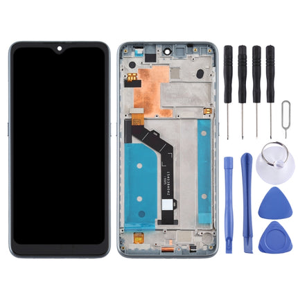 Pantalla LCD y digitalizador completo con marco para Nokia 6.2 TA-1198 TA-1200 TA-1187 TA-1201, para Nokia 6.2