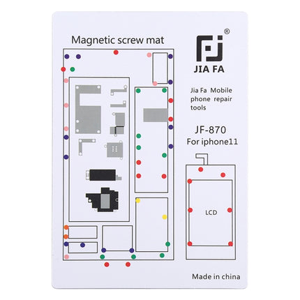 JIAFA JF-870 Magnetic Pad Screw Board for iPhone 11, For 11