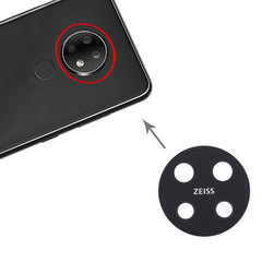 10 PCS Back Camera Lens for Nokia 7.2 / 6.2 TA-1196 TA-1198 TA-1200 TA-1187 TA-1201, For Nokia 7.2 / 6.2