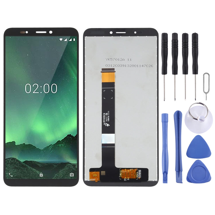 LCD Screen and Digitizer Full Assembly for Nokia C2, For Nokia C2