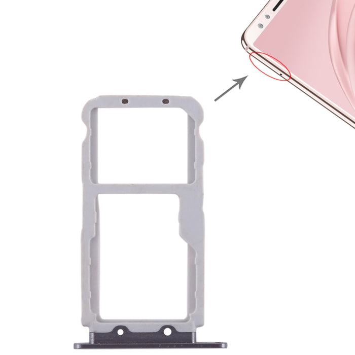 2 SIM Card Tray / Micro SD Card Tray for Huawei Nova 2s, For Huawei Nova 2s