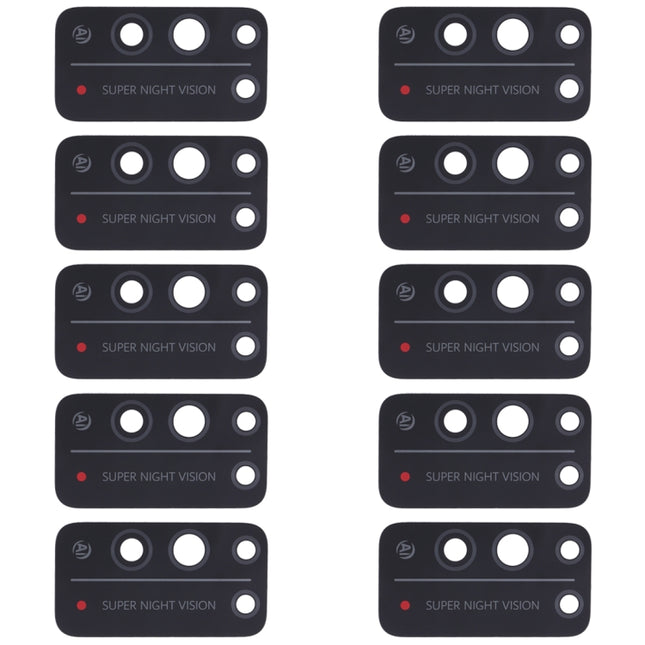 For Huawei Honor X10 5G 10pcs Back Camera Lens