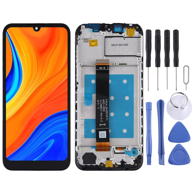 LCD Screen and Digitizer Full Assembly with Frame for Huawei Y5 (2019), For Huawei Y5 (2019)