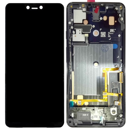 LCD Screen and Digitizer Full Assembly with Frame for Google Pixel 3 XL, For Google Pixel 3 XL with Frame