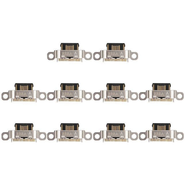 For Meizu 16X / Meilan 5 10pcs Charging Port Connector, For Meizu Meilan 5