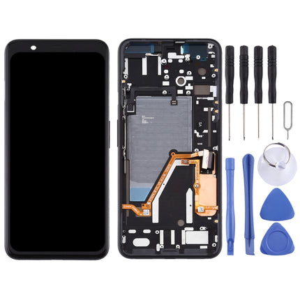 LCD Screen and Digitizer Full Assembly with Frame for Google Pixel 4XL, For Google Pixel 4XL(with Frame)