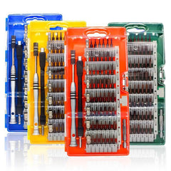 60 in 1 S2 Tool Steel Precision Screwdriver Nutdriver Bit Repair Tools Kit, 60 in 1 (Orange), 60 in 1 (Green), 60 in 1 (Blue), 60 in 1 (Yellow)