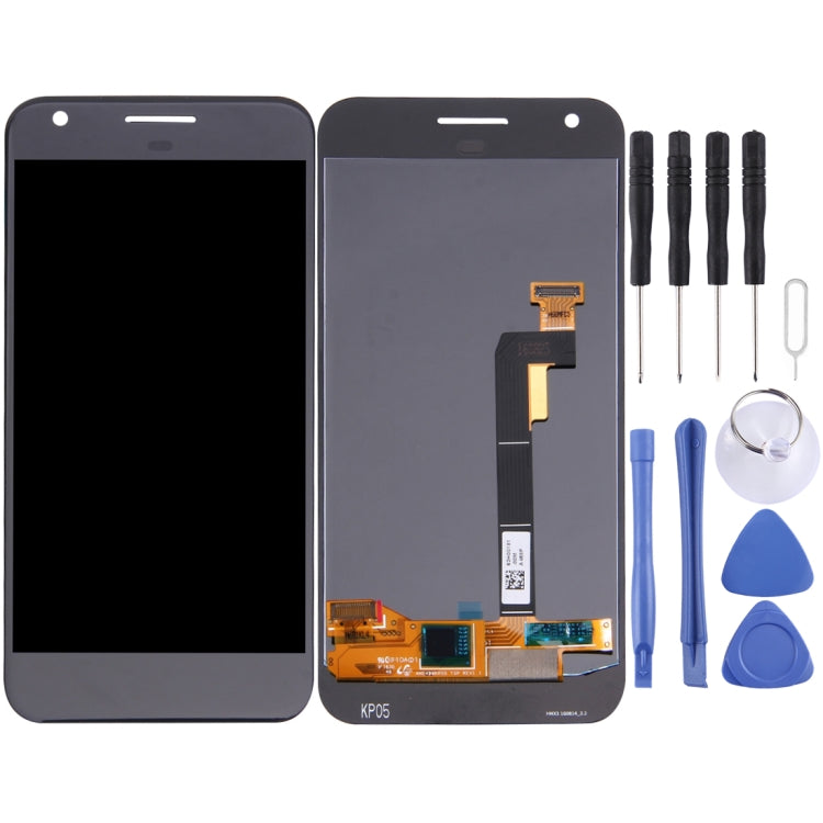 LCD Screen and Digitizer Full Assembly for Google Pixel / Nexus S1, For Pixel Black