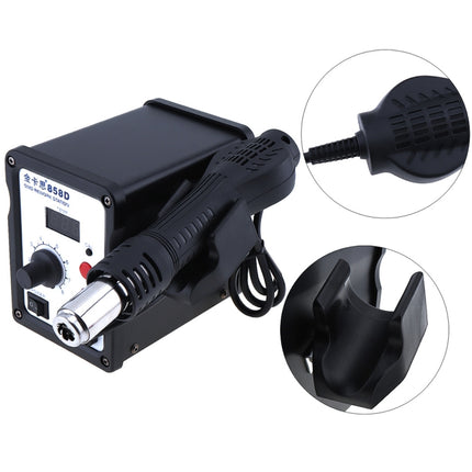 Kaisi K-858D SMD Hot-Air Soldering Station LED Digital Display Support Controllable Temperature for Desoldering + Air Nozzles, EU Plug, K-858D, EU Plug, K-858D, US Plug