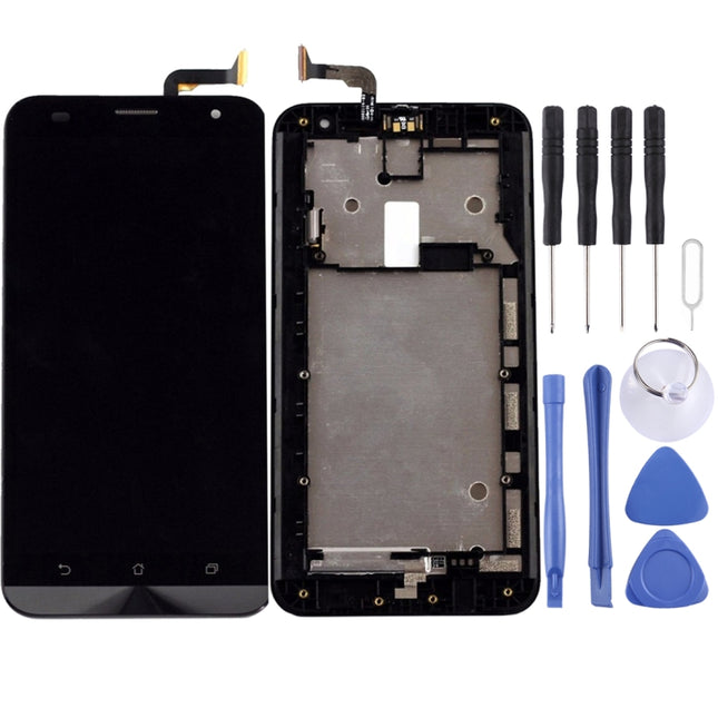 LCD Screen and Digitizer Full Assembly with Frame for ASUS Zenfone 2 Laser ZE550KL Z00LD, For ASUS Zenfone 2 Laser ZE550KL