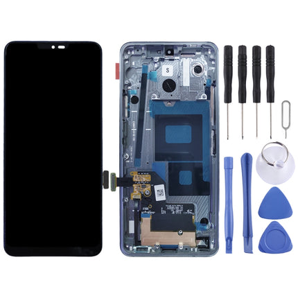 LCD Screen and Digitizer Full Assembly with Frame for LG G7 ThinQ / G710 G710EM G710PM G710VMP, For G7 ThinQ, For LG G7 ThinQ (Blue), For LG G7 ThinQ (Red), For LG G7 ThinQ