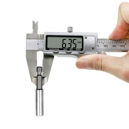 3 in 1 1/4 Electric Batch Head High Magnetism Connecting Rod Pistol Drill Extension Rod Sleeve Fast Turning Joint, Length: 60/100/150mm, 60/100/150mm Joint